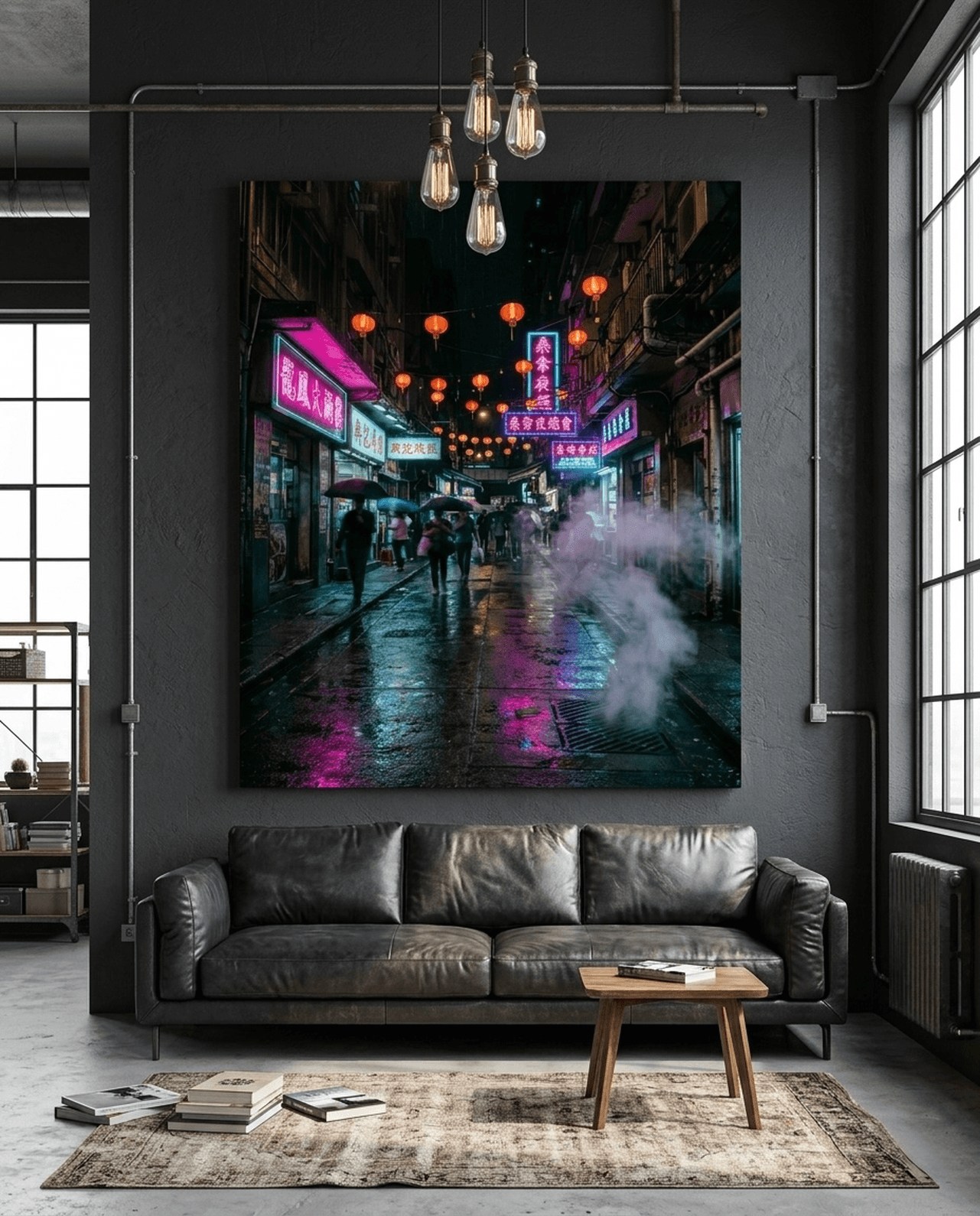 Color Drenching: Modern Wall Art for Moody Walls